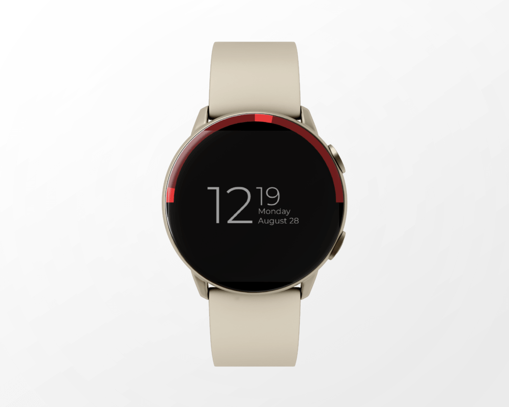 Round About Time Watch Face on Low AOD
